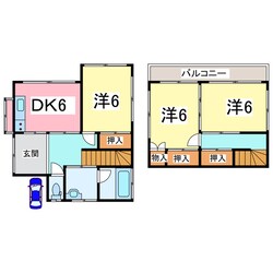 木更津駅 徒歩28分 1-2階の物件間取画像